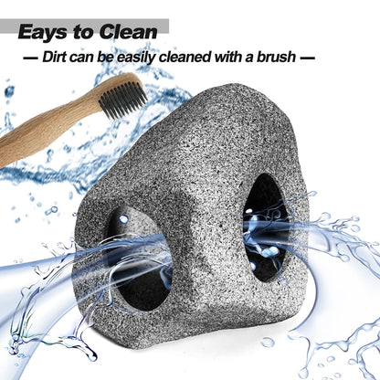 Aquarium Hideaway Rock Cave for Aquatic Pets to Breed, Decor Stone for Betta