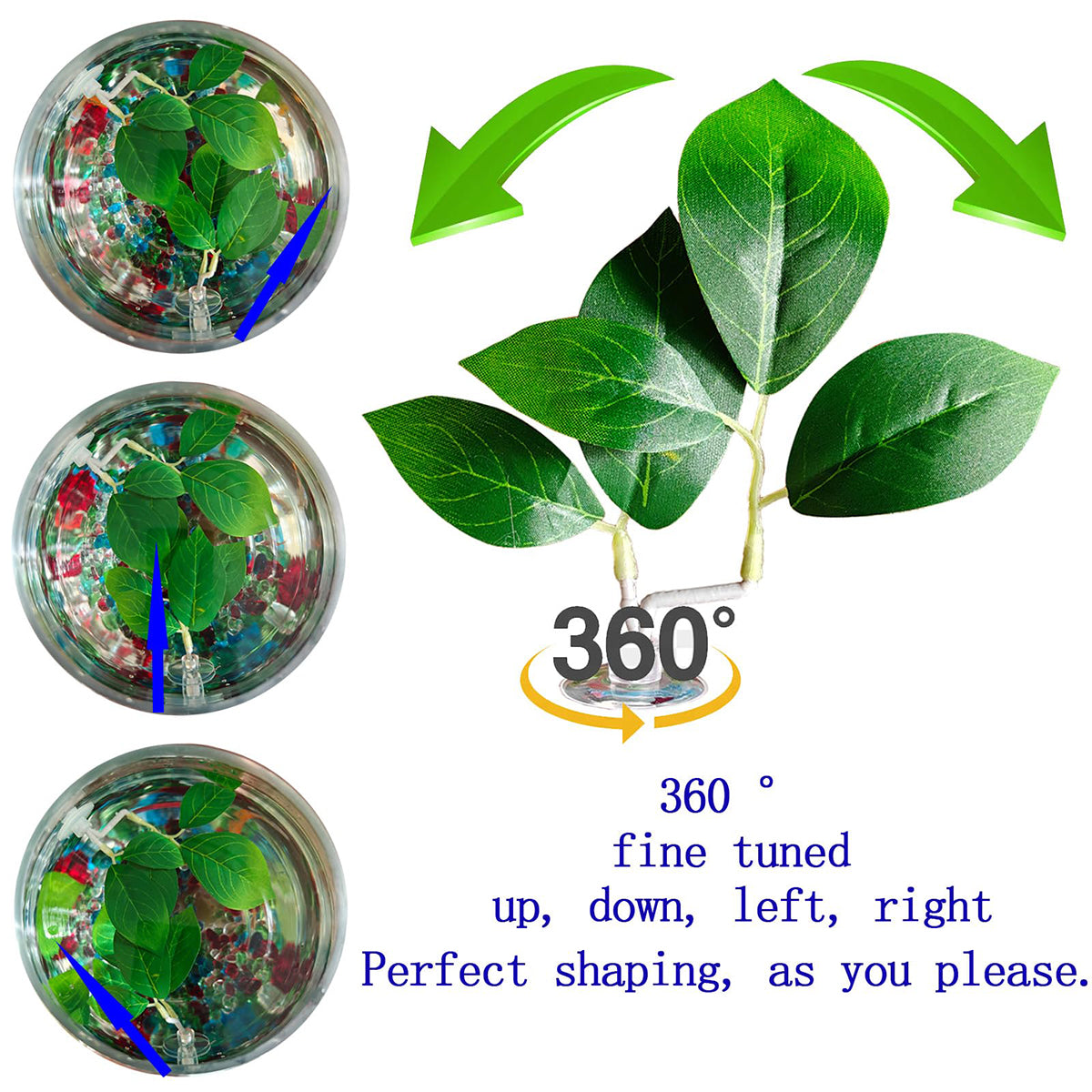 3Pcs/Set Betta Fish Resting Leaf Hammock for Aquarium, Betta Fish Bed & Betta Hammock, Betta Fish Tank Accessories, Aquarium Fish Tank Decorations, Fish Leaf Pad Fish Tank Accessories, Aquarium Decor Simulating Plants
