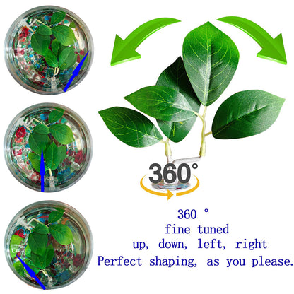 3Pcs/Set Betta Fish Resting Leaf Hammock for Aquarium, Betta Fish Bed & Betta Hammock, Betta Fish Tank Accessories, Aquarium Fish Tank Decorations, Fish Leaf Pad Fish Tank Accessories, Aquarium Decor Simulating Plants