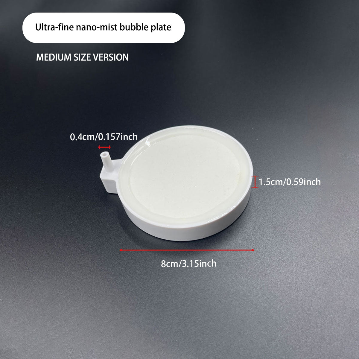 Nano Air Stone Oxygen Bubble Diffuser, Bubble Disk, Aquarium Bubbler Stone