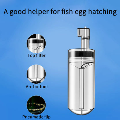 Aquarium Cichlids Fish Egg Incubator Tumbler Fish Hatchery Mouth-Brooding 60mm/2.36inch (Pump Not Included)