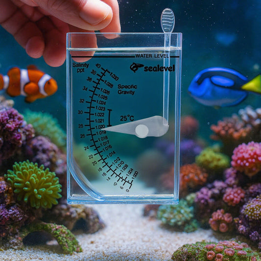 Accurate Hydrometer Salinity Meter, Seawater Hydrometer Accurate Hydrometer Salt Water Salinity Meter for Aquarium Fish Tank