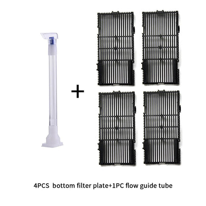 Aquarium Bottom Grid with Oxygen Filtration System, PVC Sand Gravel Filter Board