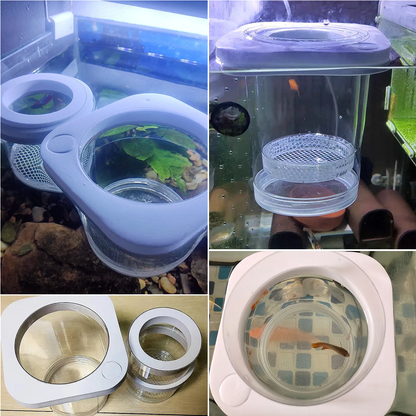 Fish Breeding Box for Aquarium,Hatchery Box for Fish Tank & Aquarium Accessories,Plastic Isolation Box for Guppy Betta Baby Fish