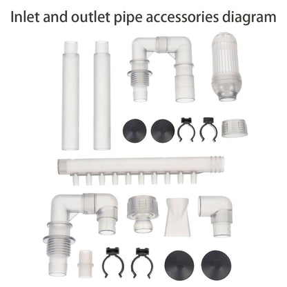 Fish Tank Filter Tube Aquarium External Canister Filter Water Inflow Outflow Tube
