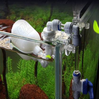 Auto Water Filler, Plastic Nonelectric Water Level Controller Auto Top Off System Adjustable Valve Mounting for Aquarium Fish,  Adjustable Tube Float Valve Kit for Aquarium Water Purifiers  (1 Float + 3Connect)
