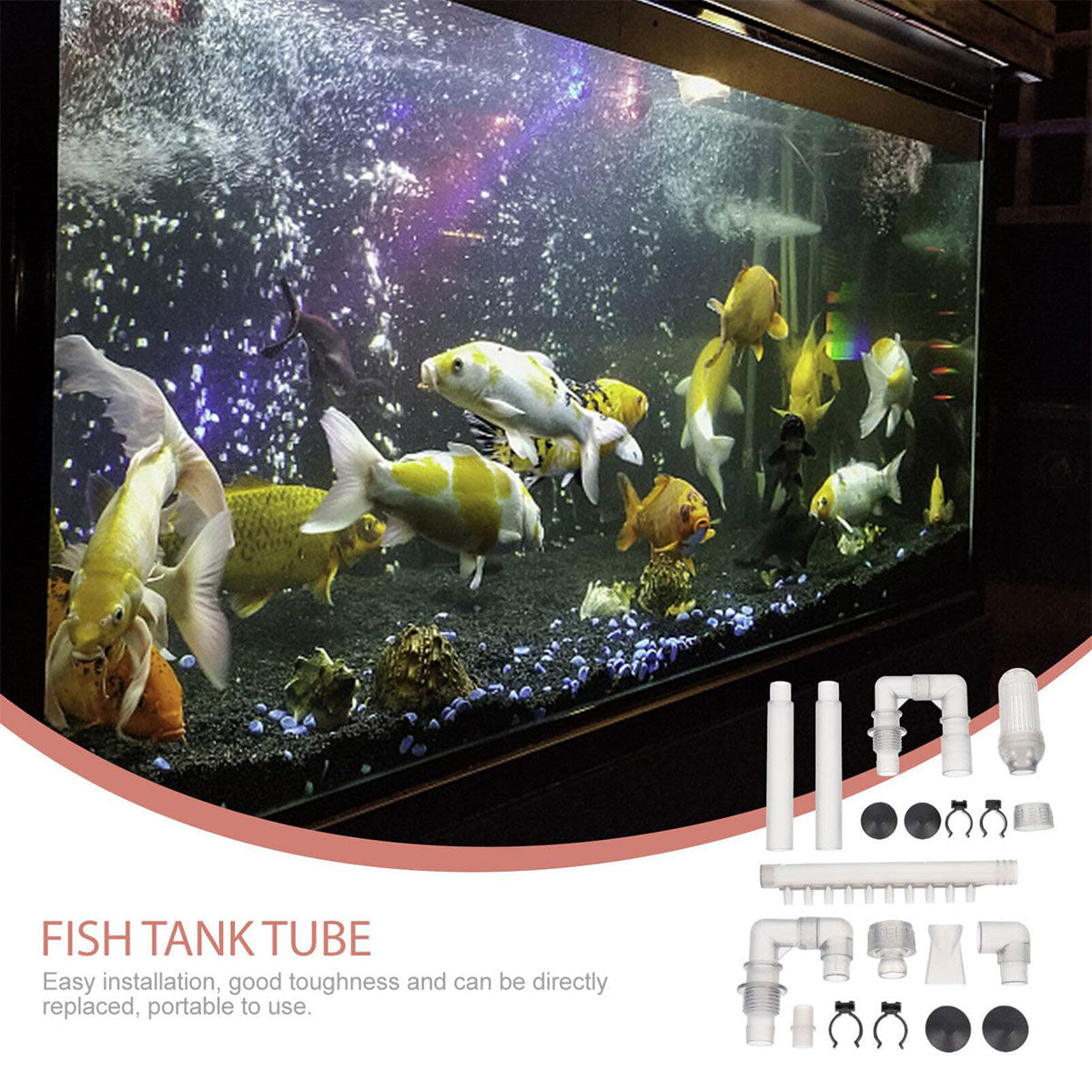 Fish Tank Filter Tube Aquarium External Canister Filter Water Inflow Outflow Tube