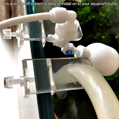 Auto Water Filler, Plastic Nonelectric Water Level Controller Auto Top Off System Adjustable Valve Mounting for Aquarium Fish,  Adjustable Tube Float Valve Kit for Aquarium Water Purifiers  (1 Float + 3Connect)
