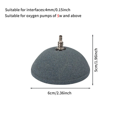 Aquarium Bubble Disk for Fish Tank, High-Temperature Sintered Oxygenator, Easy to Clean