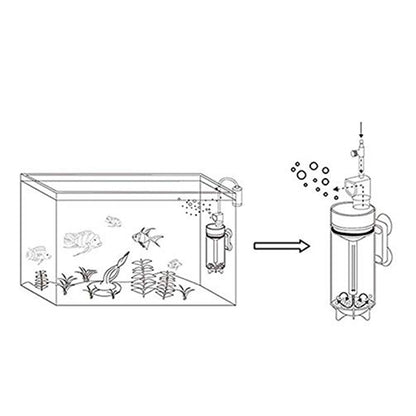 Aquarium Cichlids Fish Egg Incubator Tumbler Fish Hatchery Mouth-Brooding 60mm/2.36inch (Pump Not Included)