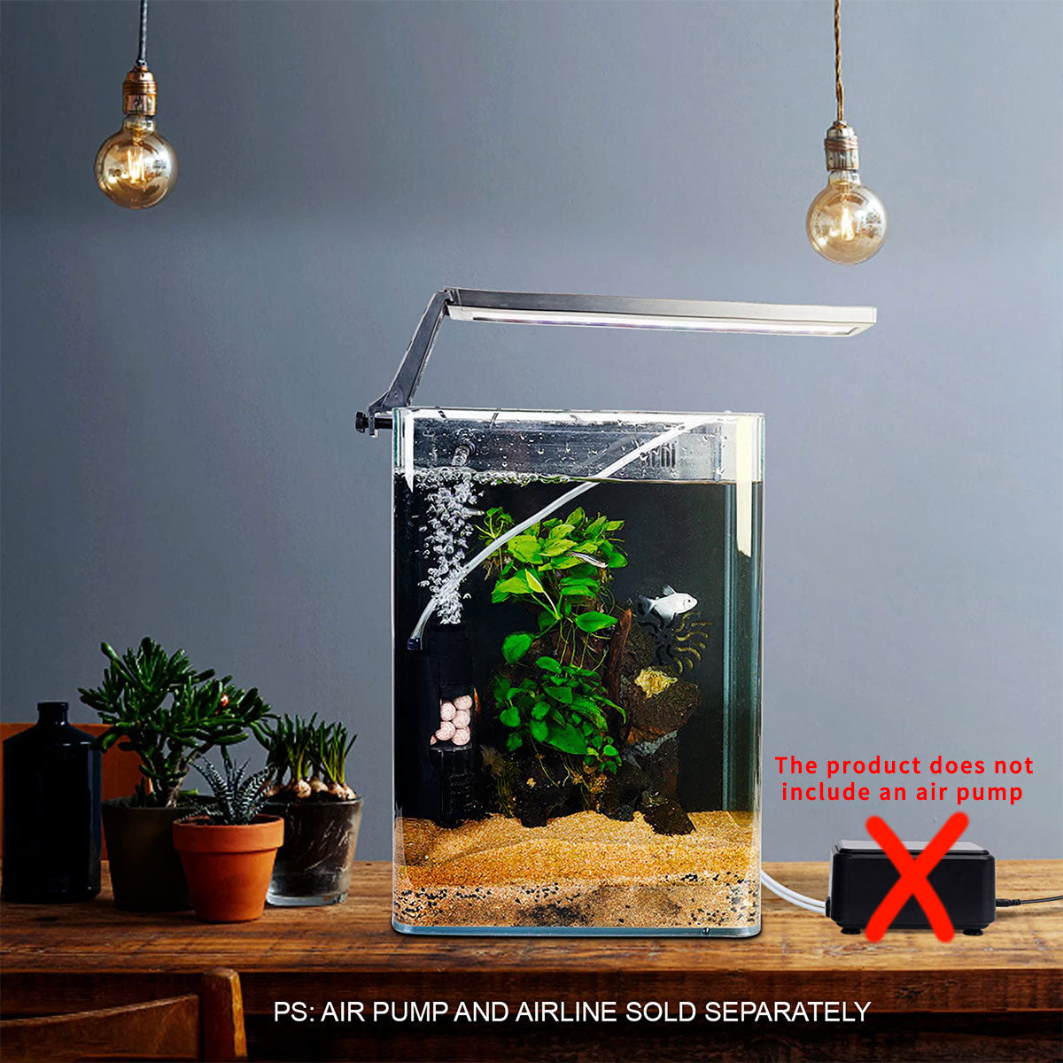 Aquarium Sponge Filter, Ultra Quiet for Betta Shrimp Fish Tank Filter 5-20 Gal
