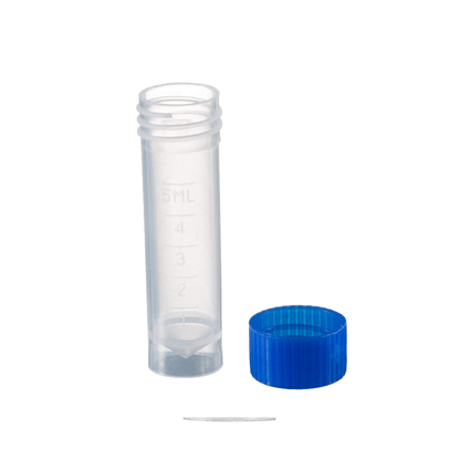 50/100Pcs x 5ml Brine Shrimp Collection Tubes with Caps – for Brine Shrimp Hatchery, Storage & Freezing Baby Brine Shrimp