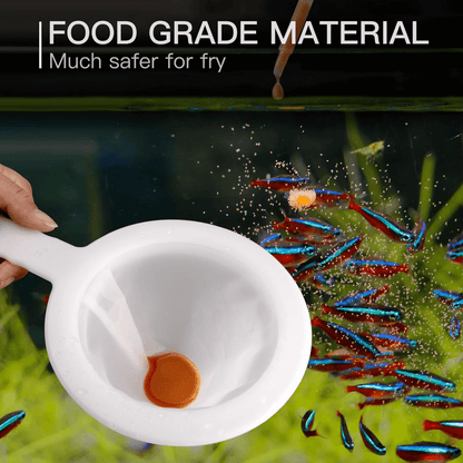 Brine Shrimp Net Separator Kit - 80/200 Mesh Filters with Collapsible Handle & Feeding Tubes for Brine Shrimp Harvesting