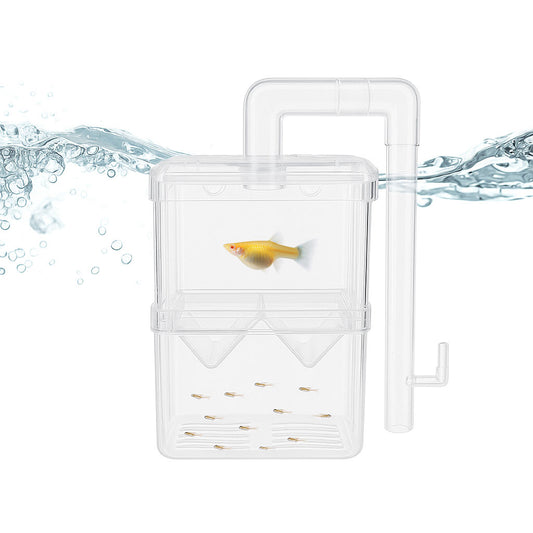 Fish Breeding Box,Fish Hatch Box for Use in Fish Tanks,Acrylic Fish Isolation Box for Baby Fishes Shrimp Guppy and Clownfish