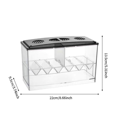 Aquarium Breeding Box For Guppy Fish,Acrylic Multifunctional Tropical Fish Tank,Isolation Fish Tank For Betta,Desk Fish Tank