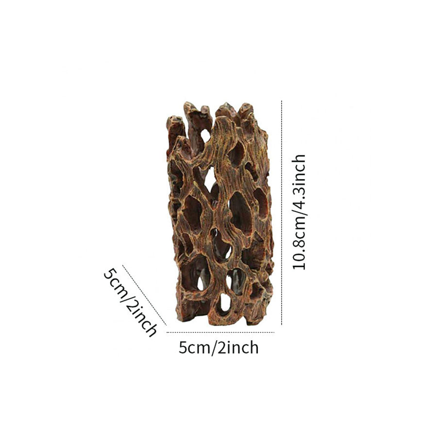 Aquarium Decoration Fish Tank Shrimp Shelter Nest Spawning Hole Fish Root Design
