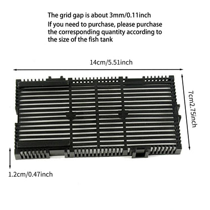 Aquarium Bottom Grid with Oxygen Filtration System, PVC Sand Gravel Filter Board
