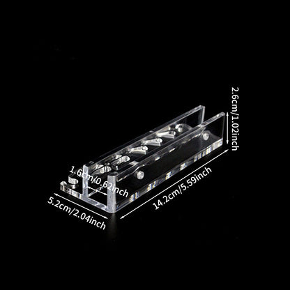 Aquarium Tool Holder Transparent Organizer Aquatic Plants Fish Tackle Storage Rack