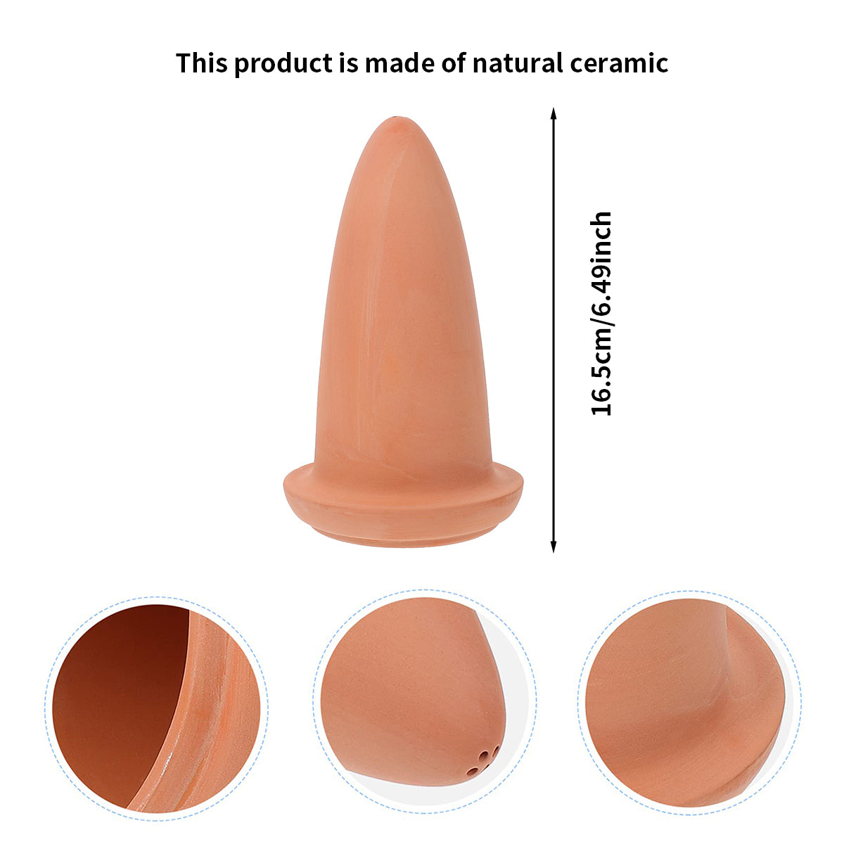 Aquarium Fish Breeding Cone Spawning Slate for Fish Tank, Ceramic Breeding Slate for Anglefish,Plecos, Smooth Spawning Surface for Egg Laying, Angelfish Breeding Slate, Aquarium Accessories, Aquarium Breeding Hatching Incubator Box
