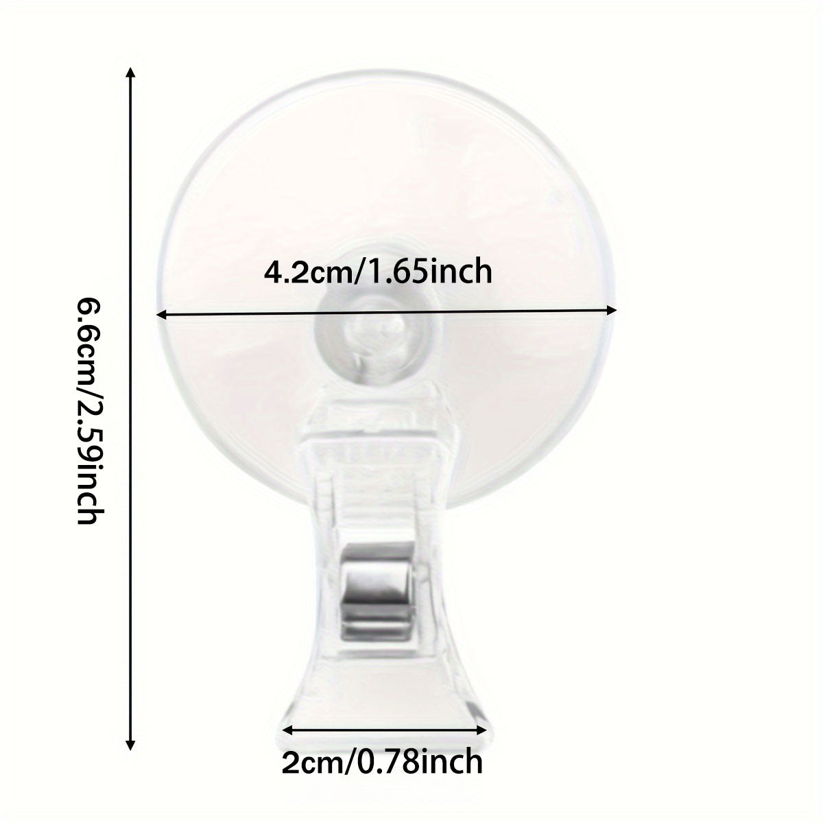 4PCS Transparent Adjustable Suction Cup Clips, Transparent Fishes Veggie Seaweed Plant Suction Cup Clip, Feeding Tool Feed Holder Aquarium Accessories for Fish Tank, Fish Feeder Clips for Marine Aquarium