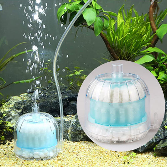 Mini Aquarium Sponge Filter, Fish Tank Filter, Small Fish Tank Internal Filter with Sponge and Air Stone, High-Density Biochemical Cotton Filter,  for Small Fish Tank , Aquarium(Air Pumps Not Included)