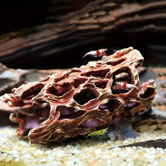 Aquarium Decoration Fish Tank Shrimp Shelter Nest Spawning Hole Fish Root Design