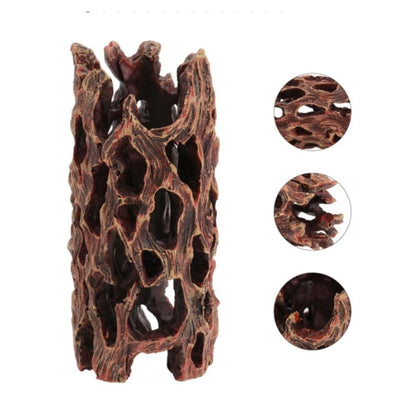 Aquarium Decoration Fish Tank Shrimp Shelter Nest Spawning Hole Fish Root Design