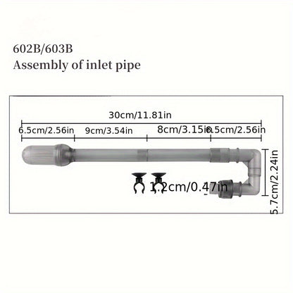 Fish Tank Filter Tube Aquarium External Canister Filter Water Inflow Outflow Tube
